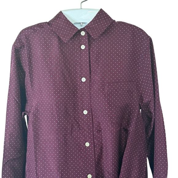 New THAKOON Silk Wrap Tie Shirt Dress Martin White Polka Dot Button Front Sz S - Picture 3 of 15